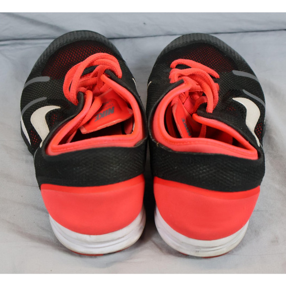 Nike Running Shoes Womens Size 7 Black Red White Lunarlon Training Lightweight - Picture 3 of 5